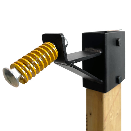 ATFLBOX 2x4 AR500 Steel Gong Target Hanger, Target Mount Bracket For IDPA/IPSC Torso Silhouette Metal Targets - 1 Pack