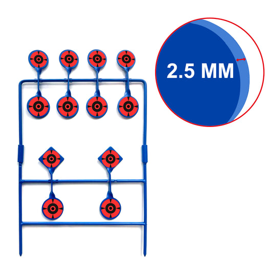 Atflbox BB Gun Auto Reset Shooting Target, Metal Spinning Target for Air gun Airsoft Pellet Rifle Outdoor and Backyard