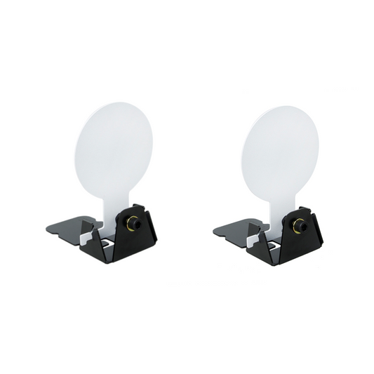 Atflbox 2 Pcs Resetting Metal Shooting Target System for Airsoft Training and BB Guns Practice, Suitable for Outdoor and Indoor