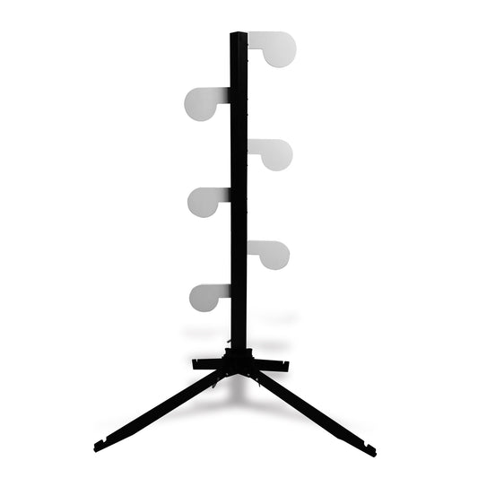 Atflbox AR500 Dueling Tree Target Kit - 4" x 1/4" Steel Paddle for .22 Rimfire Shooting Sports Competition and Training