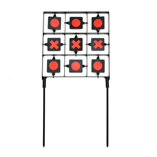 Atflbox Spinning Airsoft Target, Two Styles of Sticker Resetting Target for BB Gun Pellet