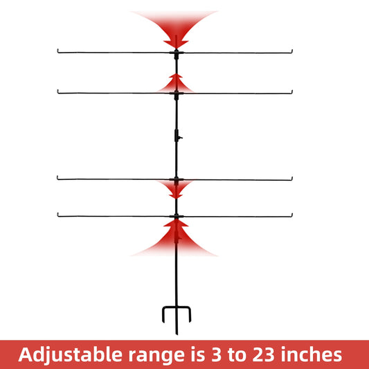 Atflbox Adjustable Shooting Target Stand for Outdoor,Paper Shooting Target Stand,Range BB Gun, Airsoft,Airgun