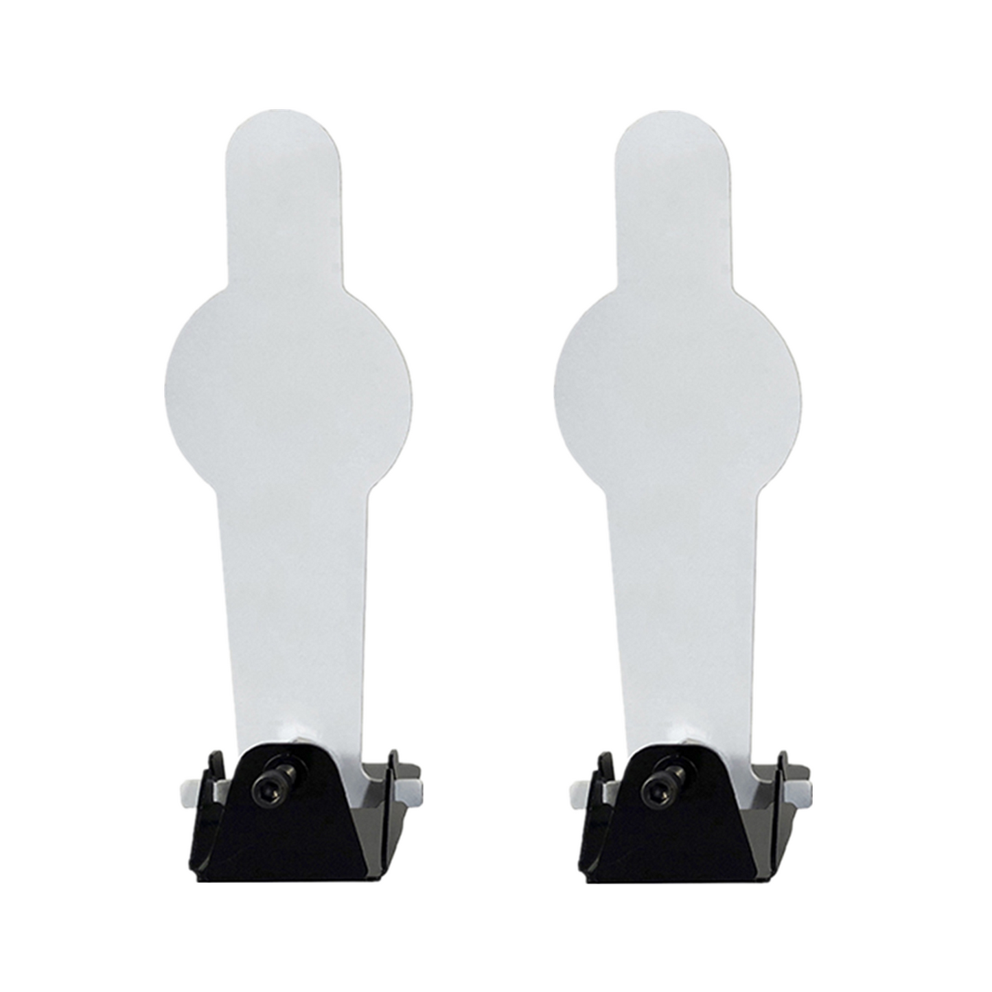 Atflbox 2 Pcs Resetting Metal Shooting Target Stand System for Pistol Airsoft Training and BB Guns Practice, Suitable for Outdoor and Indoor