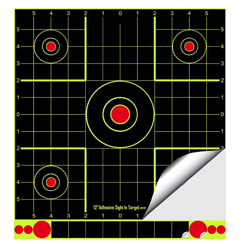 atflbox-25pcs-12-x-13-splatter-paper-shooting-targetand-adhesive-tar for Free Printable Targets For Sighting In A Rifle ATFLBOX 25pcs 12