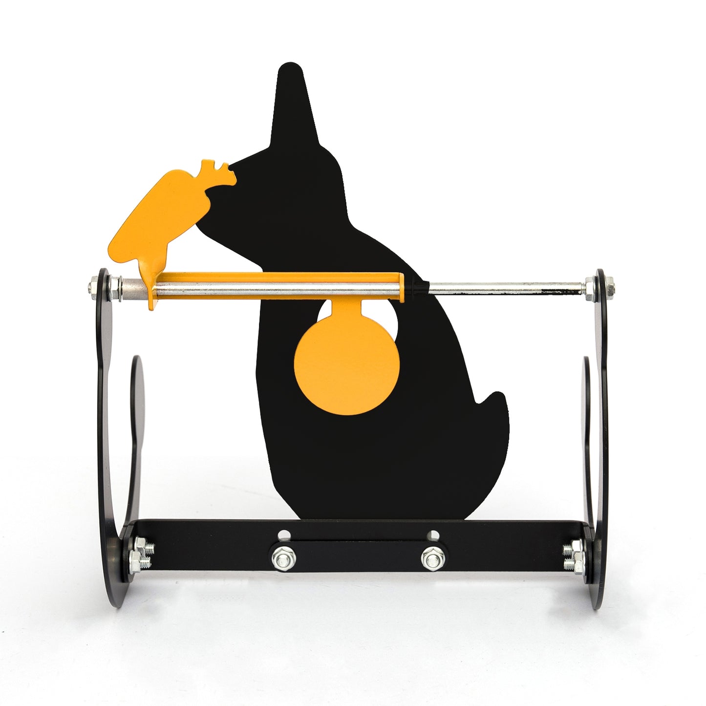 Atflbox BB Gun Rabbit Silhouette Spinning Target Auto Resetting Shooting Target for .177 .20 Caliber Airgun Rifle