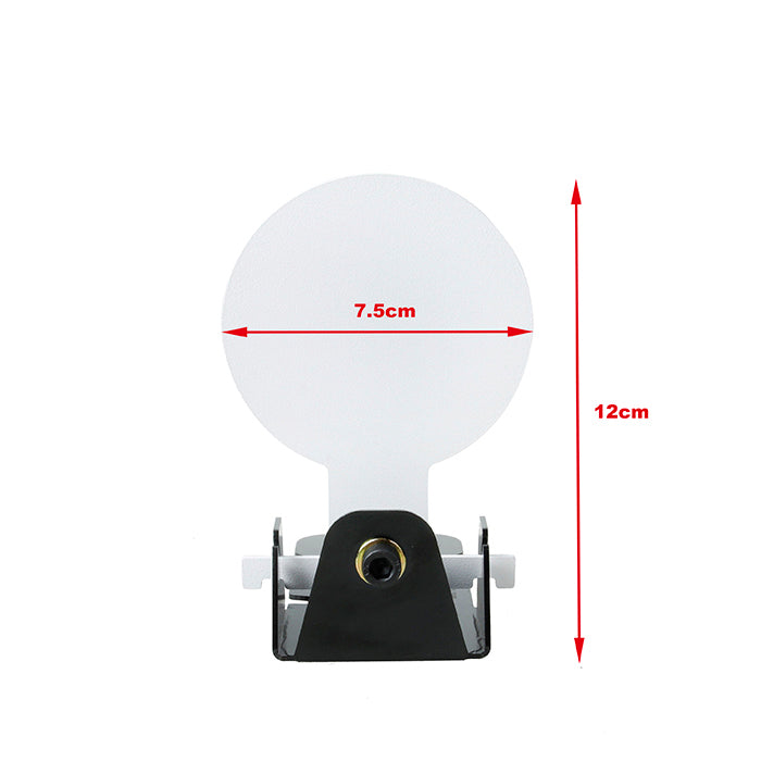Atflbox 2 Pcs Resetting Metal Shooting Target System for Airsoft Training and BB Guns Practice, Suitable for Outdoor and Indoor