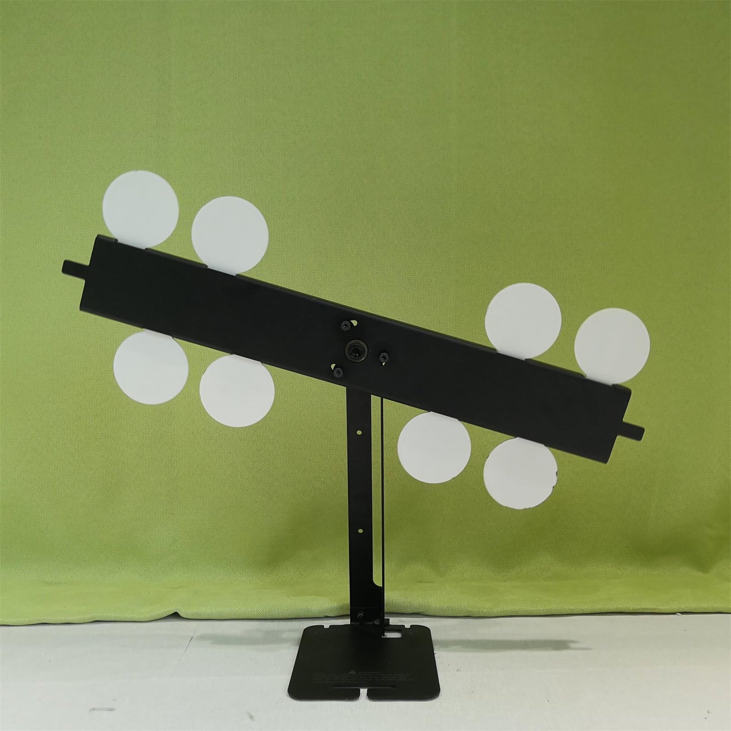 Atflbox Resetting and Rotate The Metal Shooting Target Stand with 8 Steel Plates for Pistol Airsoft BB Guns (Balance)