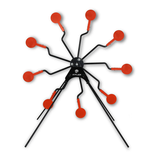 Atflbox Ferris Wheel Metal Resetting Mobile Shooting Targets for Backyard, Outdoor, Suitable for Airsoft, Rifle, Airgun