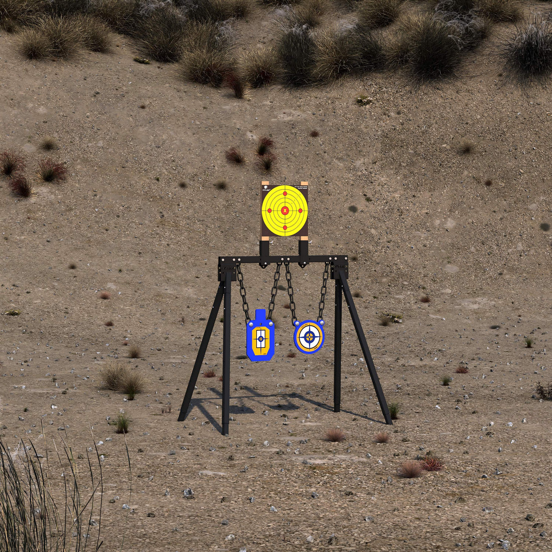 Build Your Dream Backyard Shooting Range With the ATFLBOX Adjustable AR500 Steel Target System