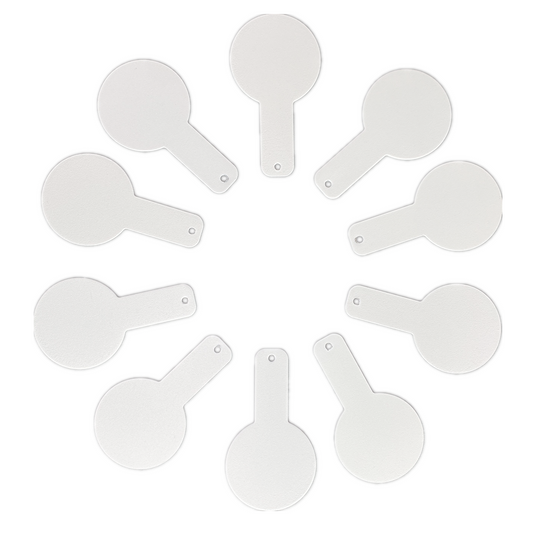 Airsoft Shooting Target Stand Accessories 10 Pieces of White Targets(52mm)