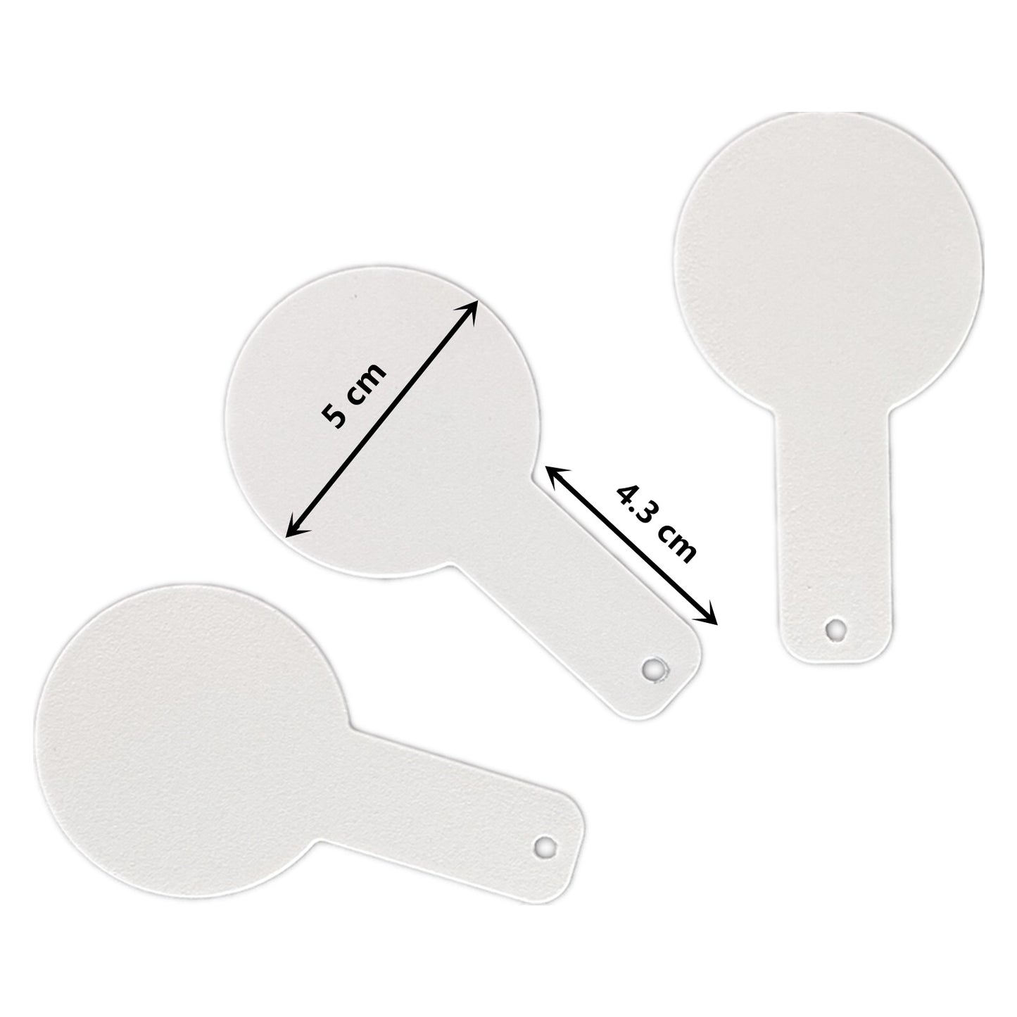 Airsoft Shooting Target Stand Accessories 10 Pieces of White Targets(52mm)