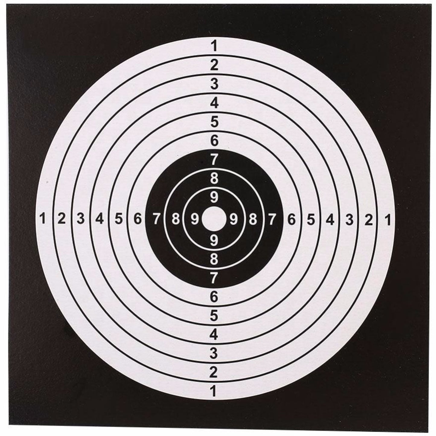 Atflbox 5.5 Inch BB Gun Target Papers for Pellet Trap Shooting Target Holder, Pack of 100(Black)