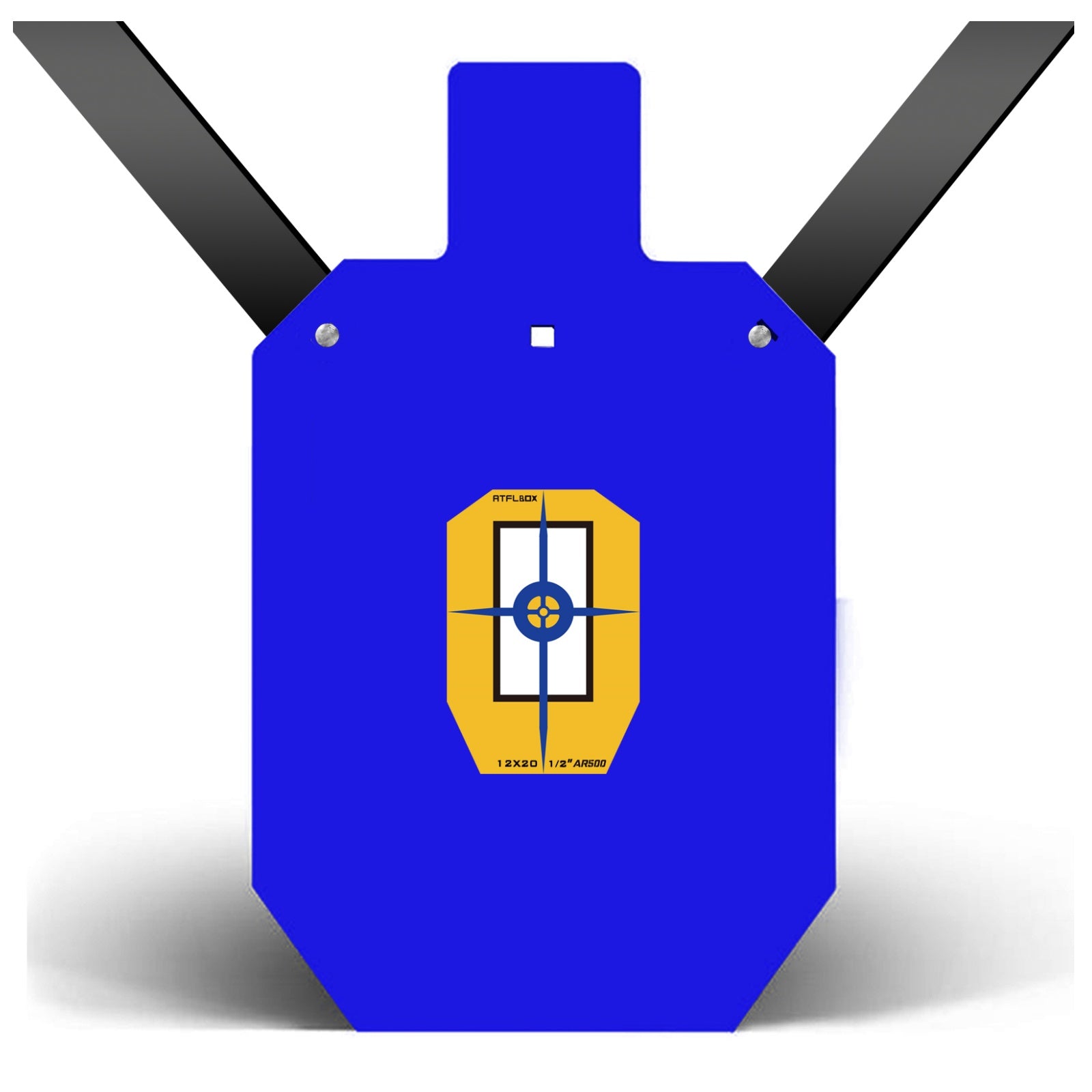 Steel Targets For Shooting Ar500 Set ATFLBOX AR500 Steel Target Set - 4/6/8 Inch Gong Targets With Hangers For Shooting Practice Target Stand