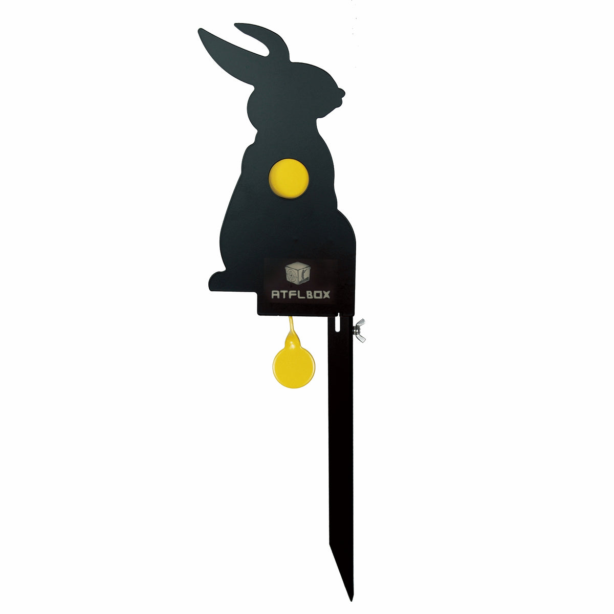 Rollor Rabbit And Target. Sign ATFLBOX Resetting Target With Metal Rabbit, Air Rifle Shooting targets
