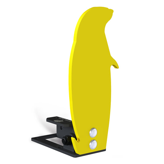 ATFLBOX 3/8'' AR500 Auto Reset Target, 12.5x5.5 inch Prairie Dog Silhouette Classic Popper Steel Shooting Target for Shooting Range, Suitable for Pistol, Rifle, Handgun, Shotgun, Rimfire