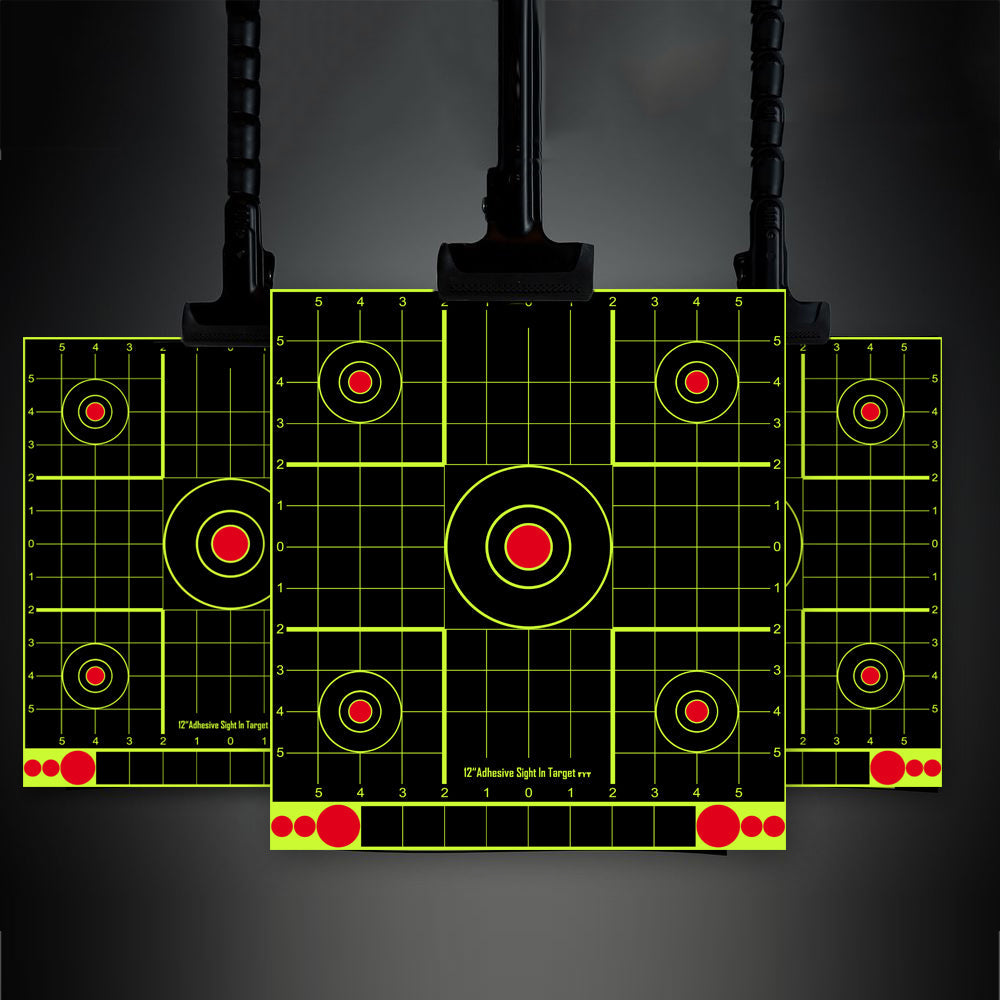 Machine Shooting Paper ATFLBOX 50pcs 12 x12 inch Splatter Paper Shooting Target, Shoot and se