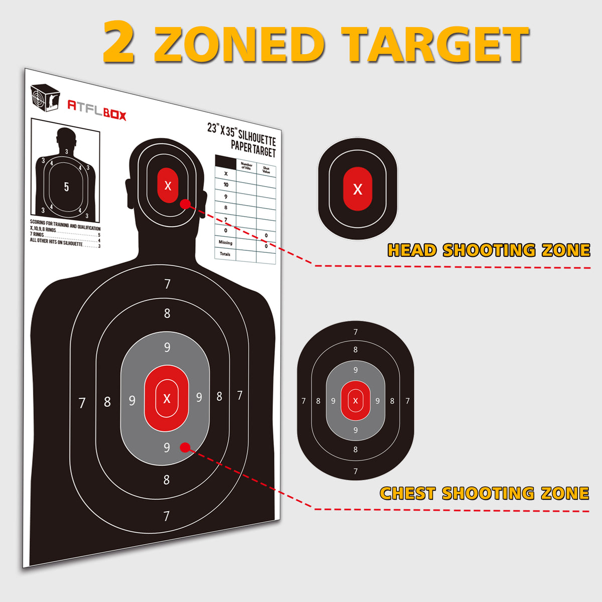 Target Bright 12x18 Fluorescent Yellow Splatter Targets 10pt Board Stock 12x18 ...
