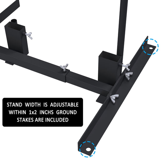 Atflbox 6pcs Metal Tube for Paper Target Stand