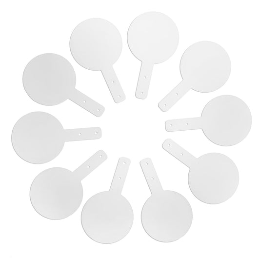 Atflbox Airsoft Shooting Target Stand Accessories 10 Pieces of White Targets (84mm)
