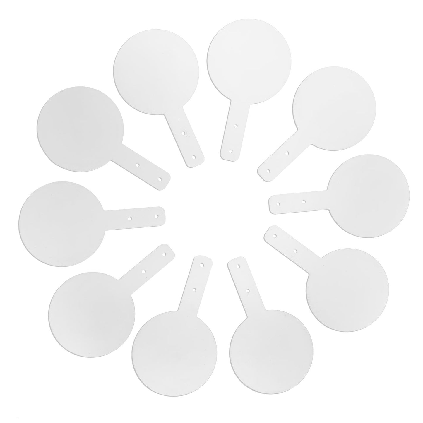 Atflbox Airsoft Shooting Target Stand Accessories 10 Pieces of White Targets (84mm)