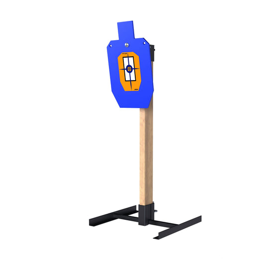 ATFLBOX 1/2" Thick AR500 Steel Target Stand System, 12" x 20" Torso Shooting Target with 2x4 Target Stand Kit