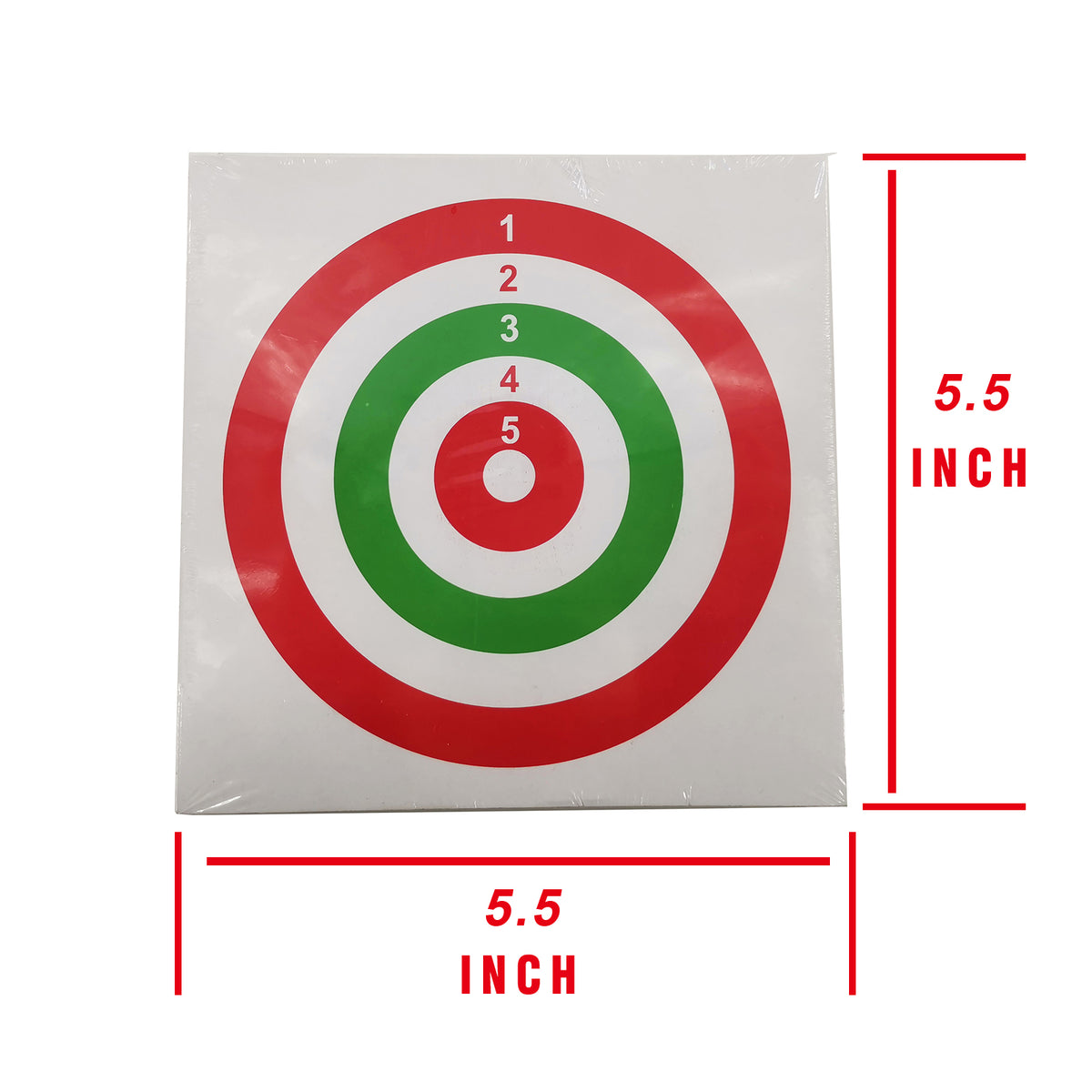 5 Inch Paper Target Atflbox 5.5 Inch BB Gun Target Papers for Pellet Trap Shooting Target ...