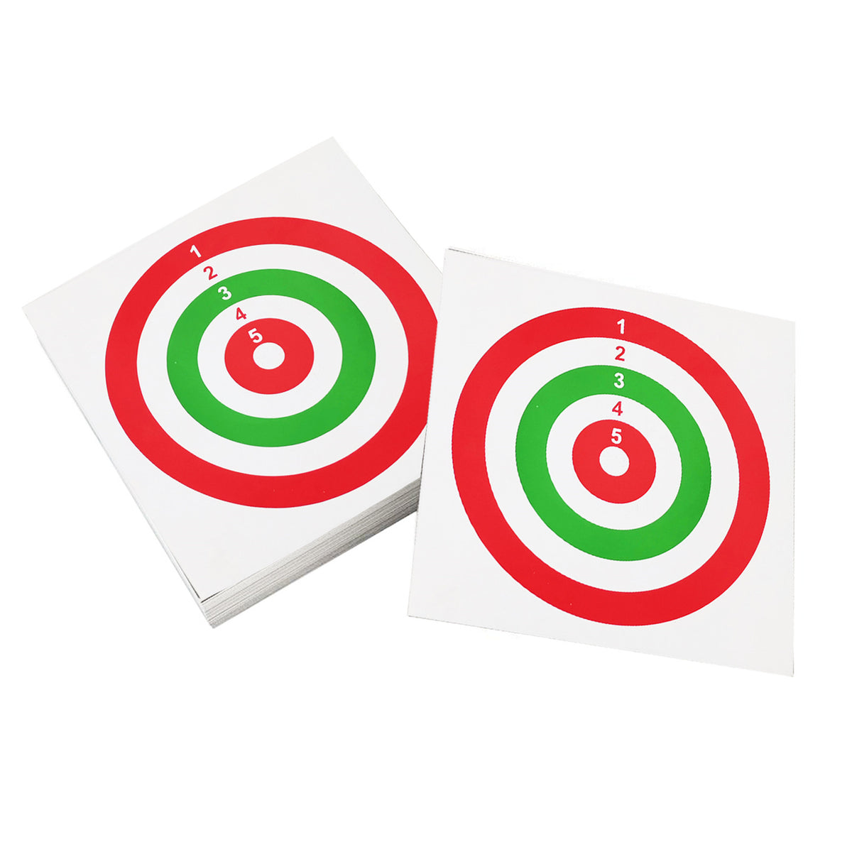5 Inch Paper Target Atflbox 5.5 Inch BB Gun Target Papers for Pellet Trap Shooting Target ...