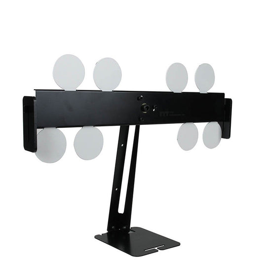 Atflbox Resetting and Rotate The Metal Shooting Target Stand with 8 Steel Plates for Pistol Airsoft BB Guns (Balance)