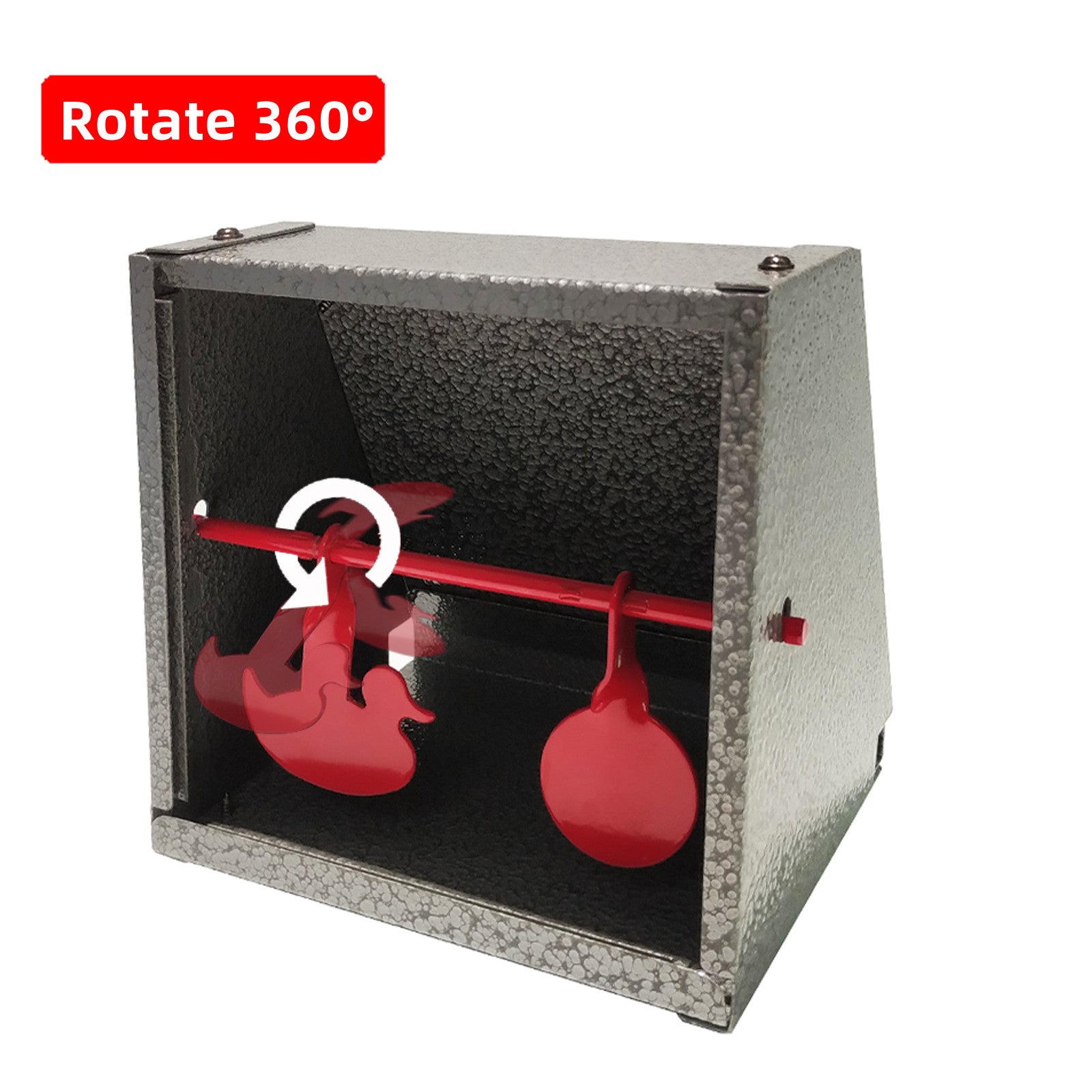 Double Eagle Airsoft Target Set With Trap Net Catcher, Stand, And Paper Targets