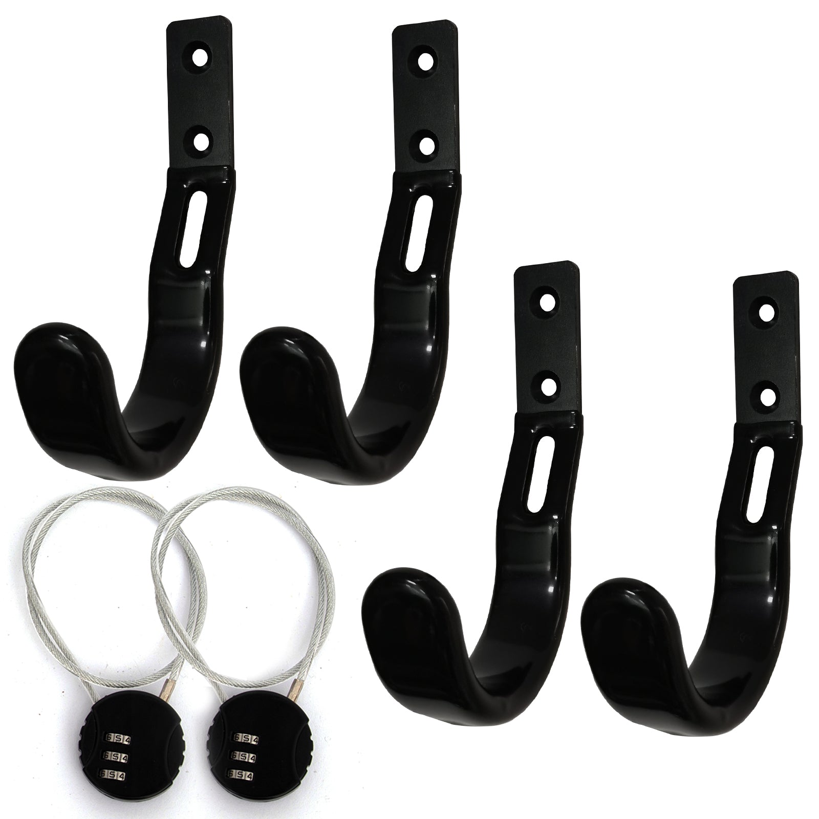 Load Lock Rachet Gun Rack Atflbox Equipped with Lock Rifle Gun Rack, Full Coverage Rubber Hook W ...