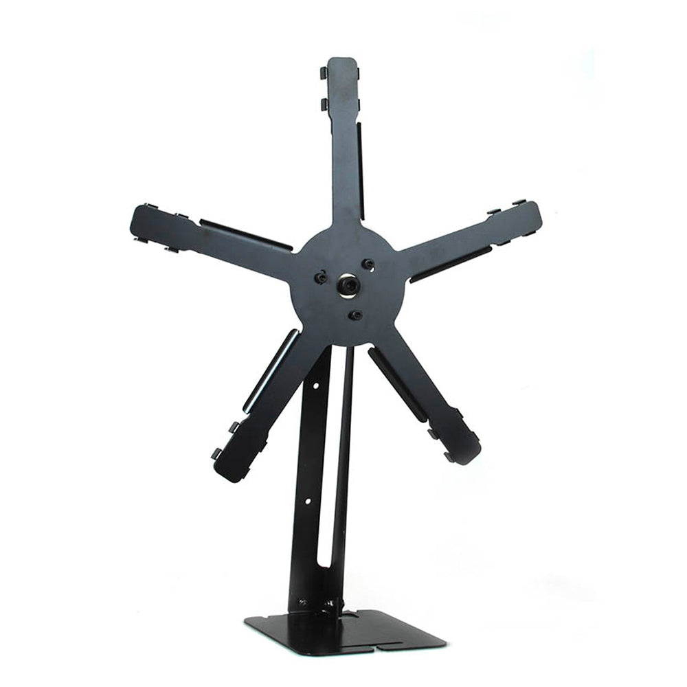 Atflbox Resetting and Rotate The Metal Shooting Target Stand with 5 Steel Plates for Pistol Airsoft BB Guns (Star)